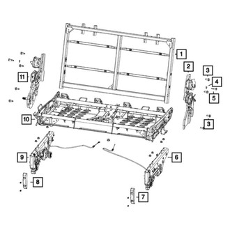 Chrysler OE - Center Seat Armrest Screw