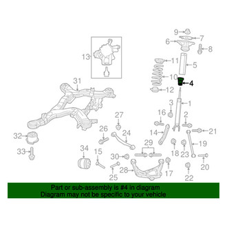 Mopar® - Rear Control Arm Bumper
