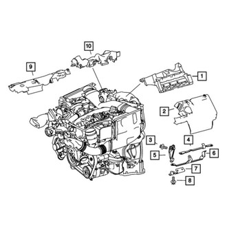Dodge OE - Right Engine Cover
