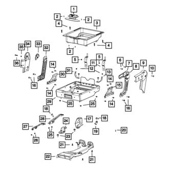 Mopar® - Seat Bolt
