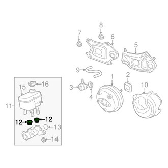 Mopar® - Brake Master Cylinder Grommet