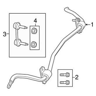 Mopar® - Rear Stabilizer Bar Link Kit