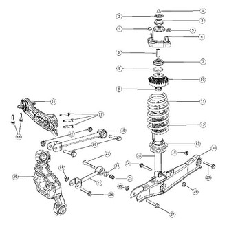 Mopar® - Rear Shock Mount Plate
