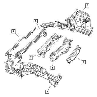 Mopar® - Floor Pan Reinforcement