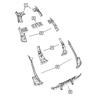 Mopar® - C-Pillar Reinforcement