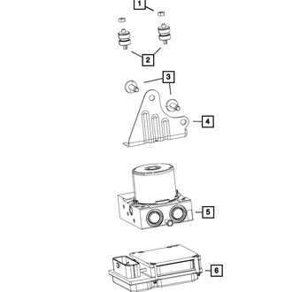 Mopar® - Hydraulic Control Unit Bracket
