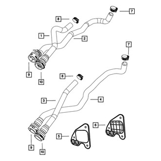 Mopar® - HVAC Heater Hose