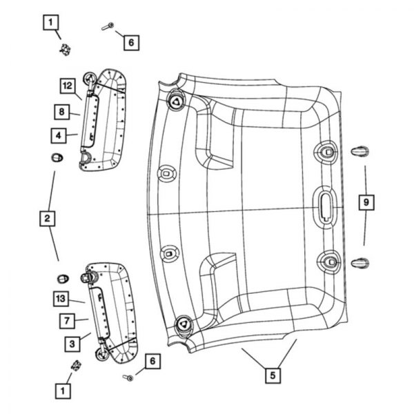 Mopar® - Snap In Nut