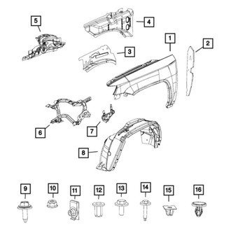 Jeep OE - Front Left Fender