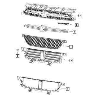 Mopar® - Grille Molding