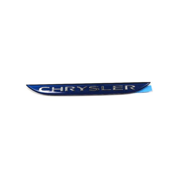 Mopar® - "Chrysler" Blue/Chrome Grille/Hatch Emblem Insert