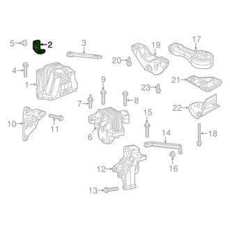 Mopar® - Passenger Side Engine Mount Bracket