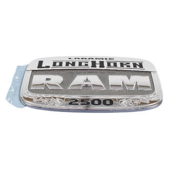 Mopar® - "Laramie LongHorn RAM 2500" Nameplate Front Door Emblem