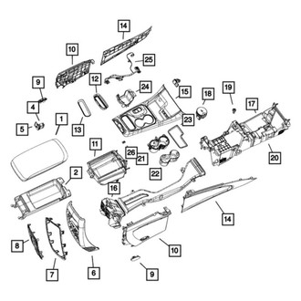 Mopar® - Roof Bow Bolts