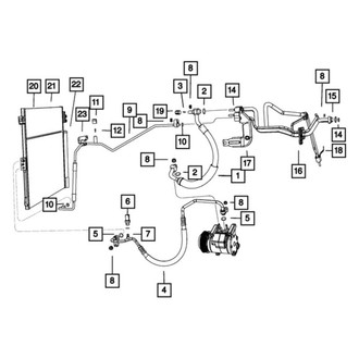 Mopar® - A/C Refrigerant Line Bracket