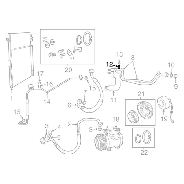 Mopar® - A/C Service Valve Core