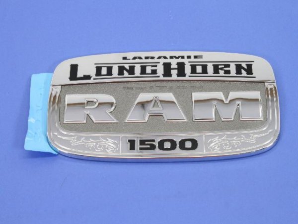 Mopar® - "Laramie LongHorn RAM 1500" Nameplate Left Side Front Door Emblem