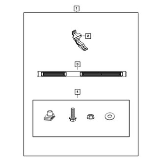 Mopar® - Running Board Mounting Bracket