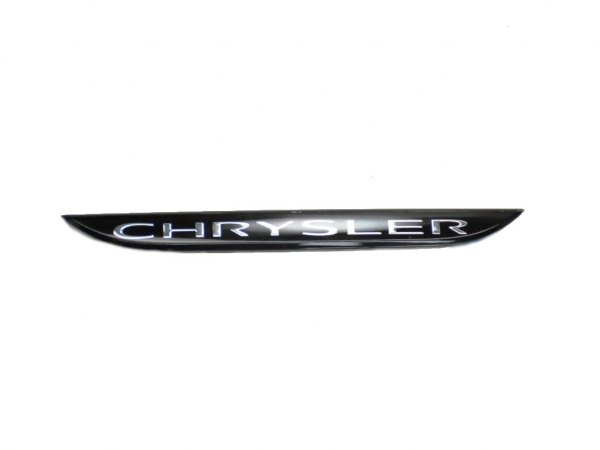 Mopar® - "Chrysler" Black/Chrome Grille Emblem Insert
