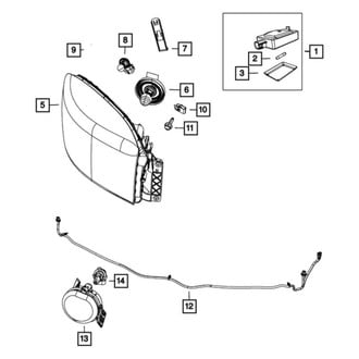 Mopar® - Replacement Headlight