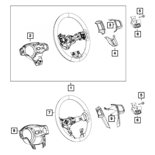 Mopar® 68089405AD Steering Wheel Damper