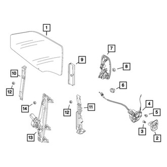 Fiat OE - Door Glass Insulator