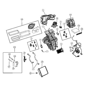 Dodge OE - Lower A/C Expansion Valve Seal