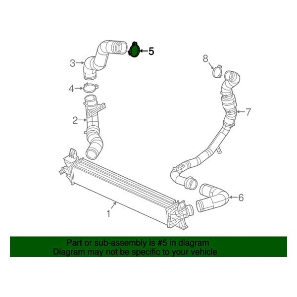 Mopar® 68095244AA Radiator Hose Clamp