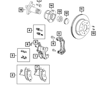 Mopar® - Rear Disc Brake Caliper Pin