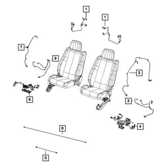 Mopar® - Seat Back Wiring