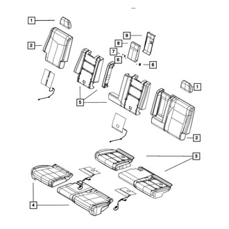 Mopar® - Seat Back Foam