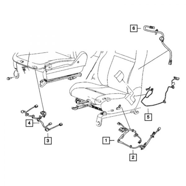 Mopar® - Seat Wiring