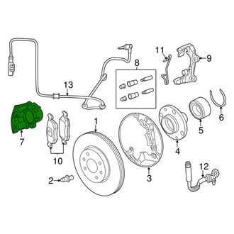 Fiat OE - Front Left Disc Brake Caliper