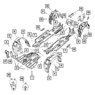 Mopar® - Wheelhouse Shield