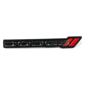 Mopar® - "Dodge with Stripes" Nameplate Grille Emblem