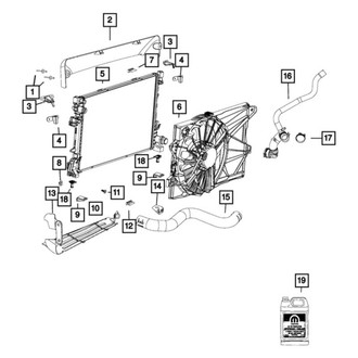 Fiat OE - Radiator Support Bracket