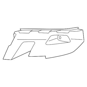 Mopar® - Front Passenger Side Bumper Cover Support Rail