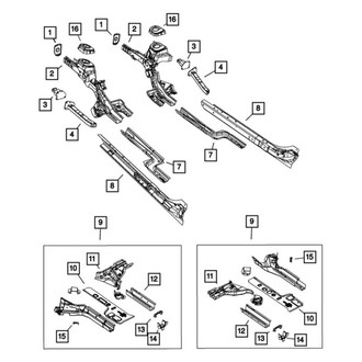 Mopar® - Rear Rail