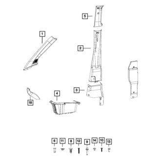Mopar® - Roof Bow Bolt