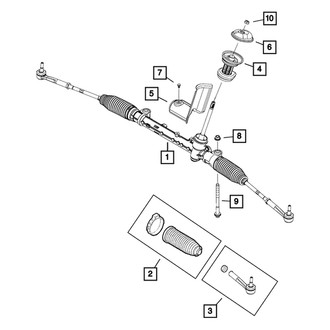 Mopar® - Steering Rack and Pinion Nut