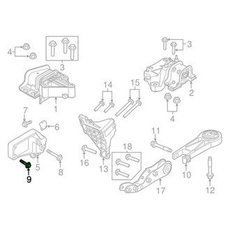 Mopar® - Engine Mount Hex Bolt