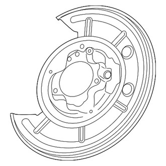 Mopar® - Disc Brake Backing Plate