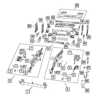 Ram OE - Floor Jack Bracket