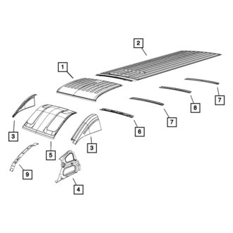 Mopar® - Roof Side Panel