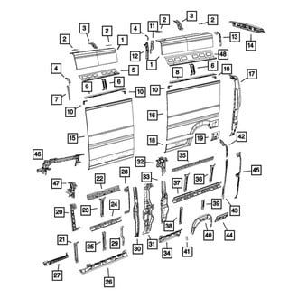 Ram OE - Rear Left Rearward Quarter Panel