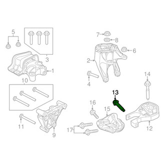 Ram OE - Automatic Transmission Mount Bolt
