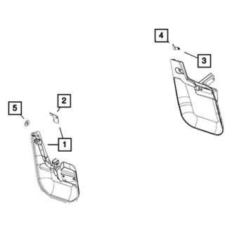 Ram OE - Left Mud Flap Bracket