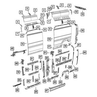 Mopar® - Body Side Aperture Outer Panel