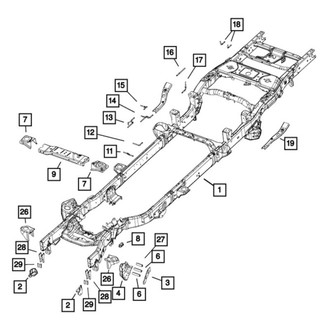 Ram OE - Front Frame Rail Bracket