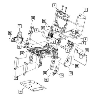 Mopar® - Seat Back Frame